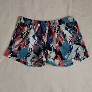 Patagonia Women's Blue and Pink Athletic Shorts